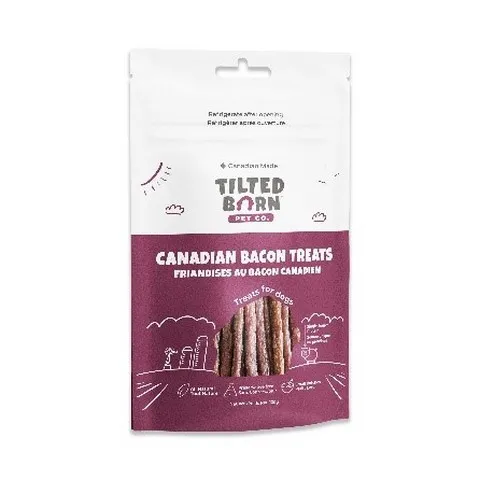 1cs 12/3.53oz Tilted Barn Canadian Bacon - Dog/Cat Supplements